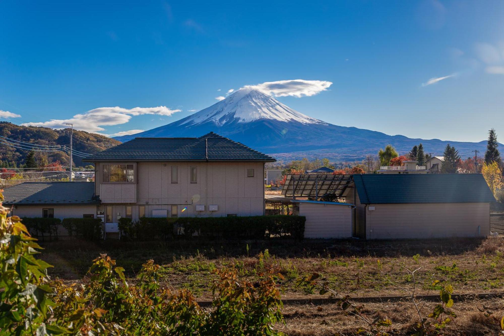 View Of Mt Fuji Free Transportation Bicycle Rental Ok 富士山眺望 Fujikawaguchiko Exteriör bild